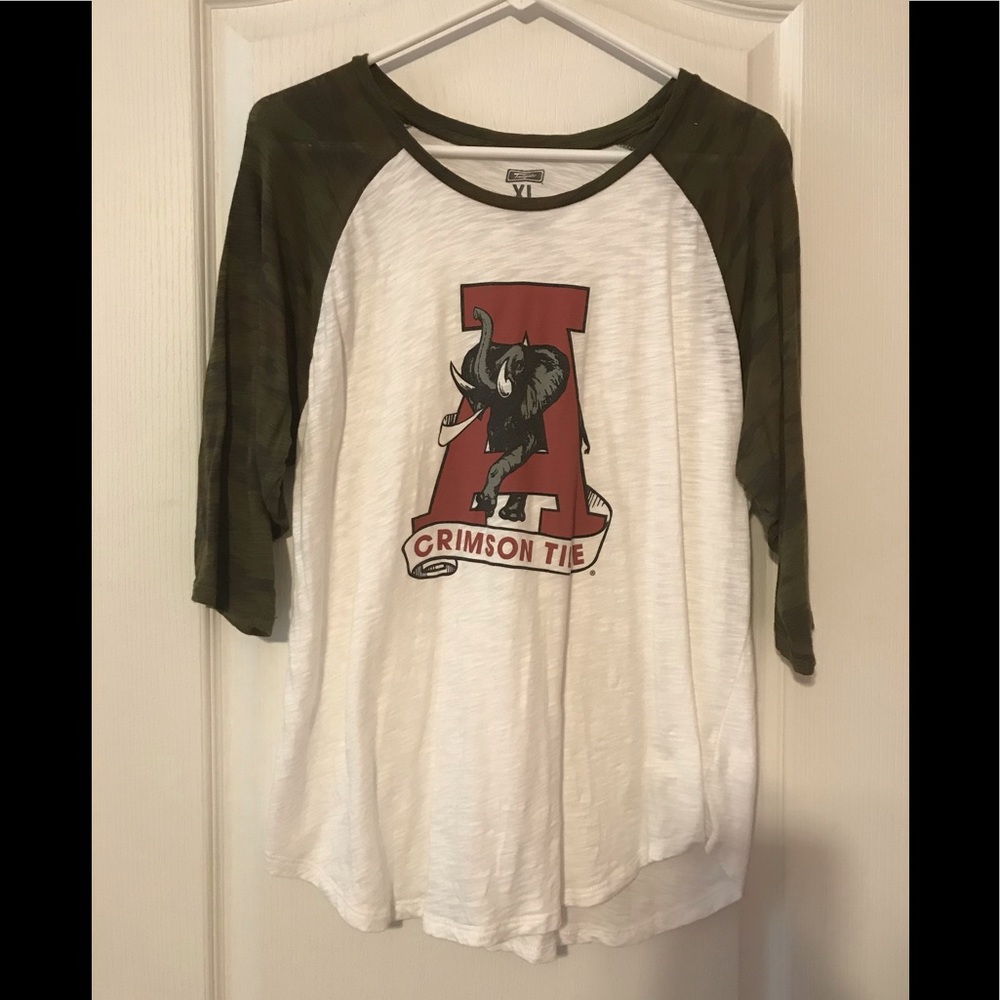 American Eagle Tailgate Alabama Baseball Shirt